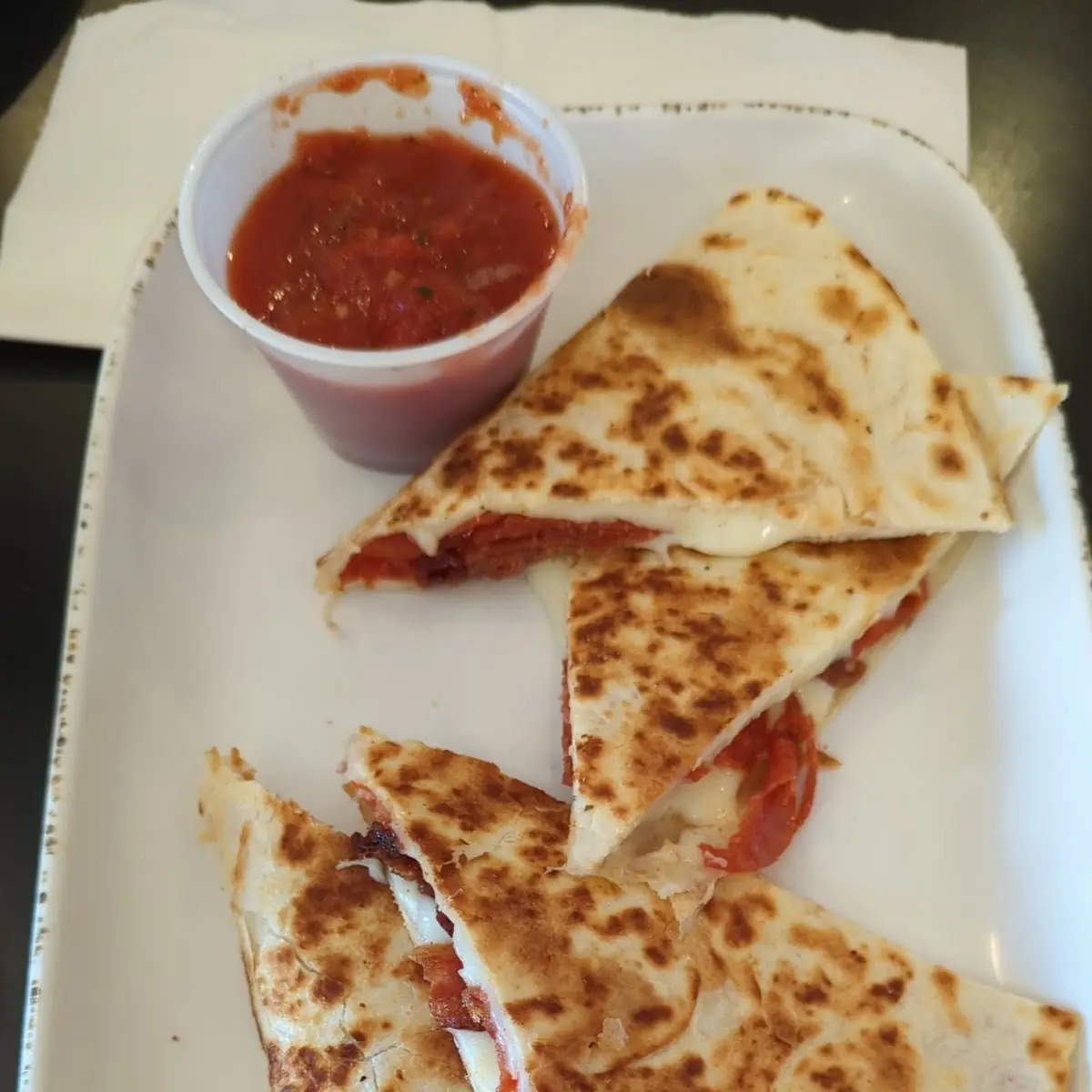 Pizza Quesadilla