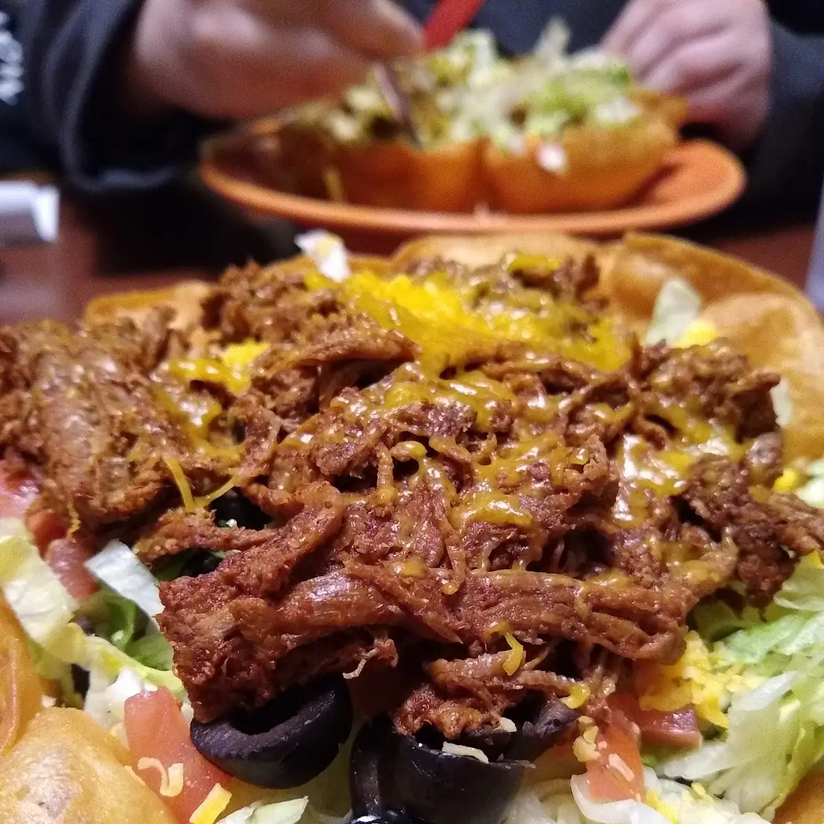 Shredded Beef Taco Salad Bowl