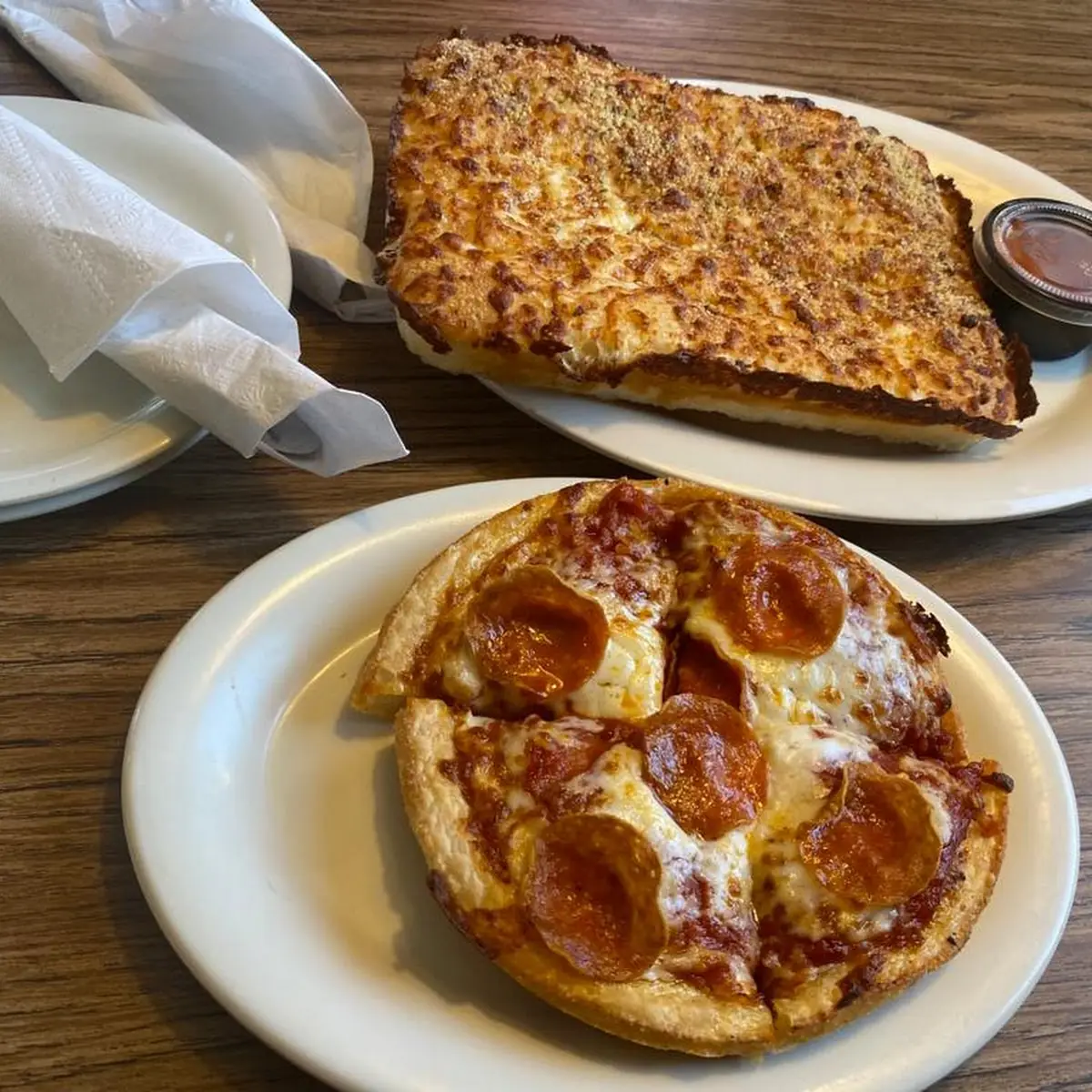 Pepperoni Pizza Small Cheese Sticks Small