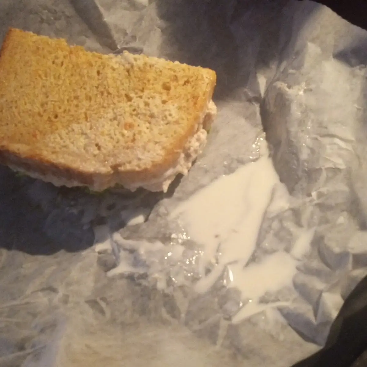 Tuna Salad Sandwich on Honey Wheat Bread