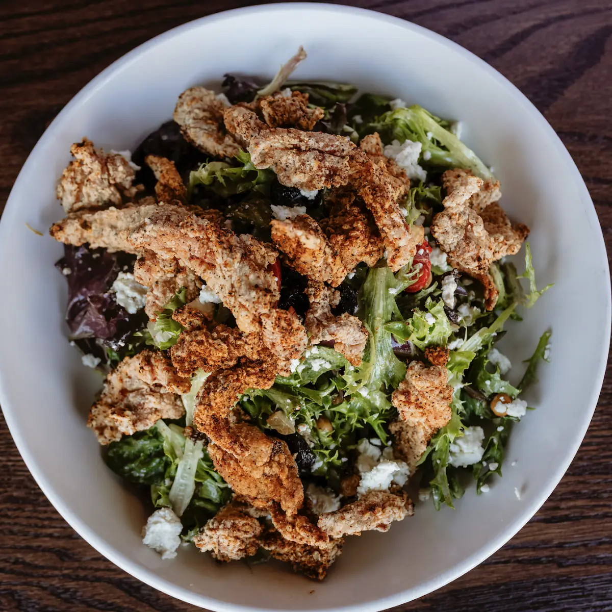 Fried Chicken Caesar Salad