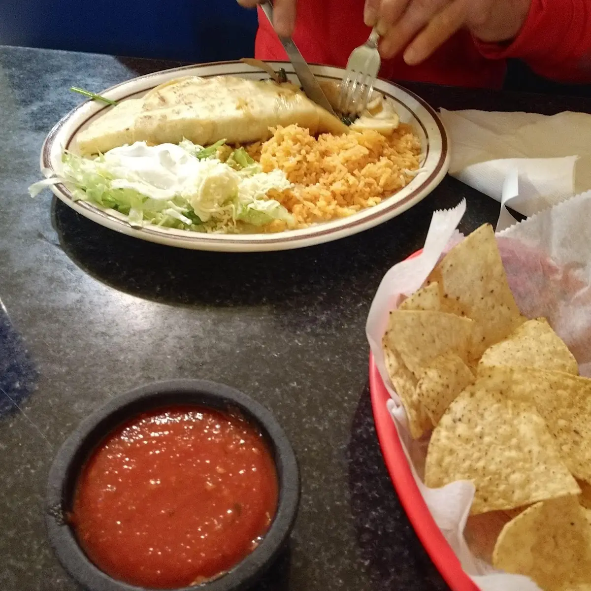 Spinach Quesadilla