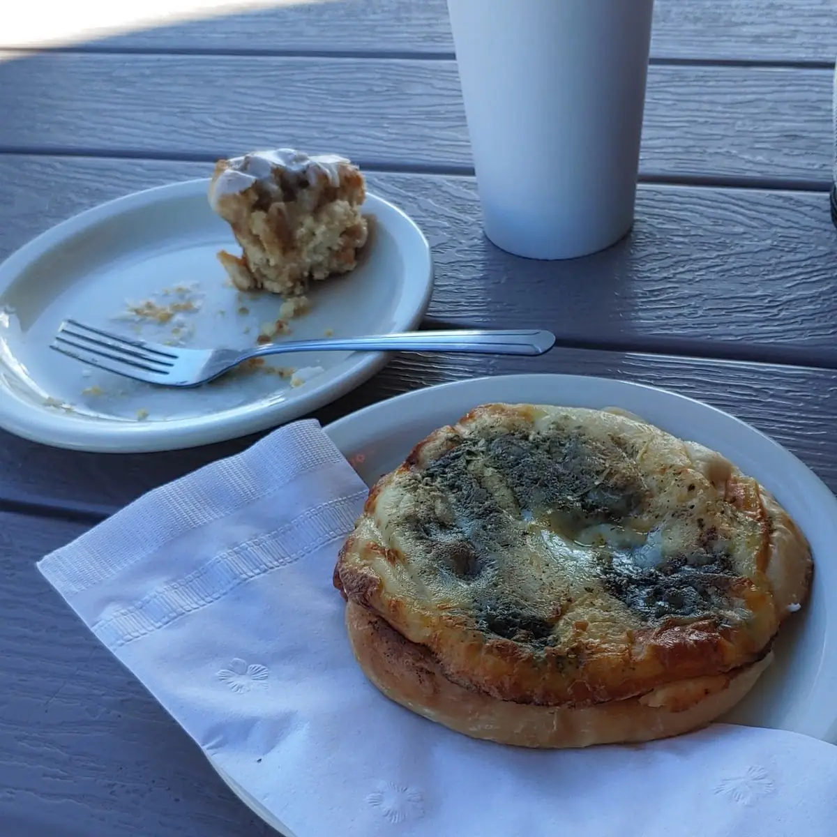 Plus a Bagel with Cream Cheese