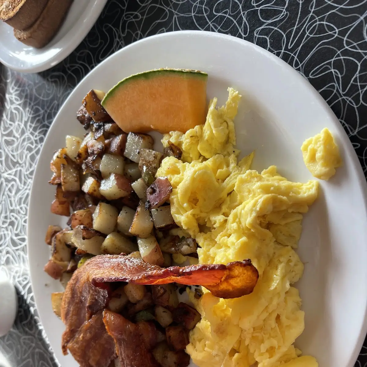 2 Eggs with Bacon Turkey Bacon or Sausage