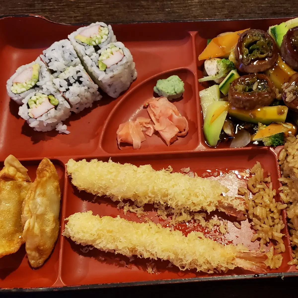 Shrimp Tempura Bento