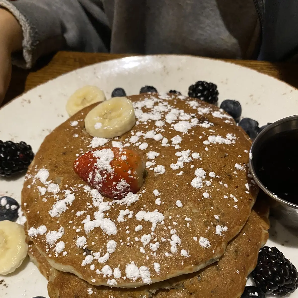 Banana Blueberry Pancakes