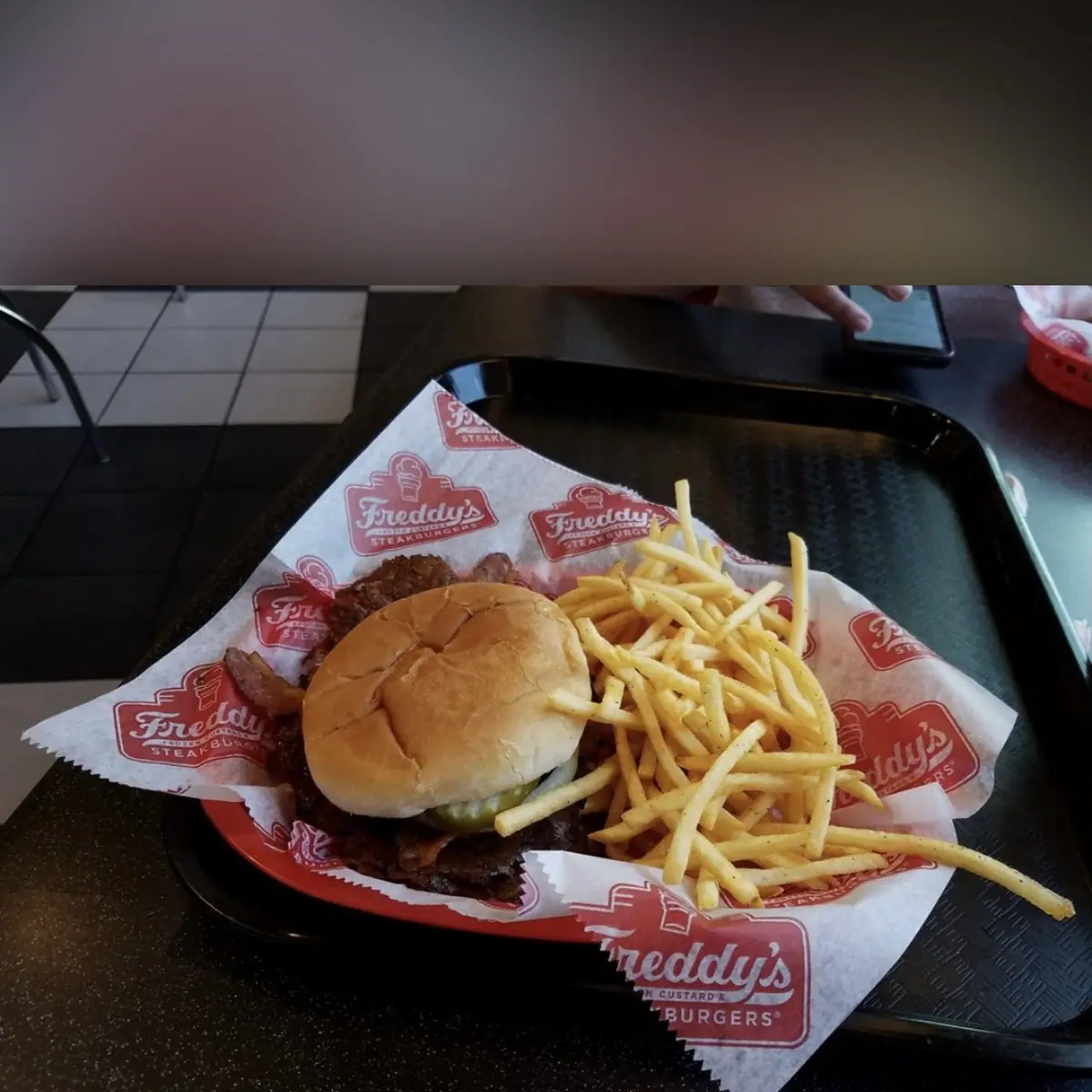 Double Cheeseburger with Fries