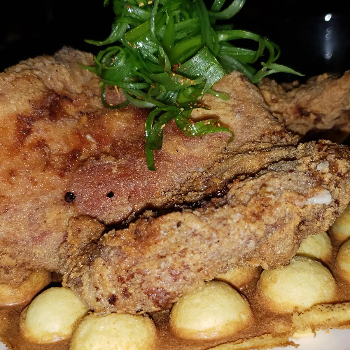 Chinese Chicken and Waffles