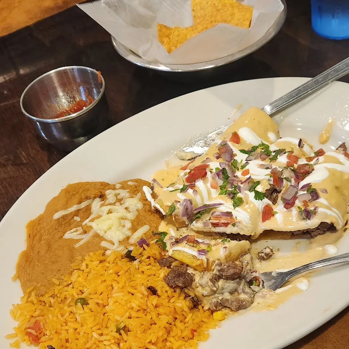 Carne Asada Enchiladas