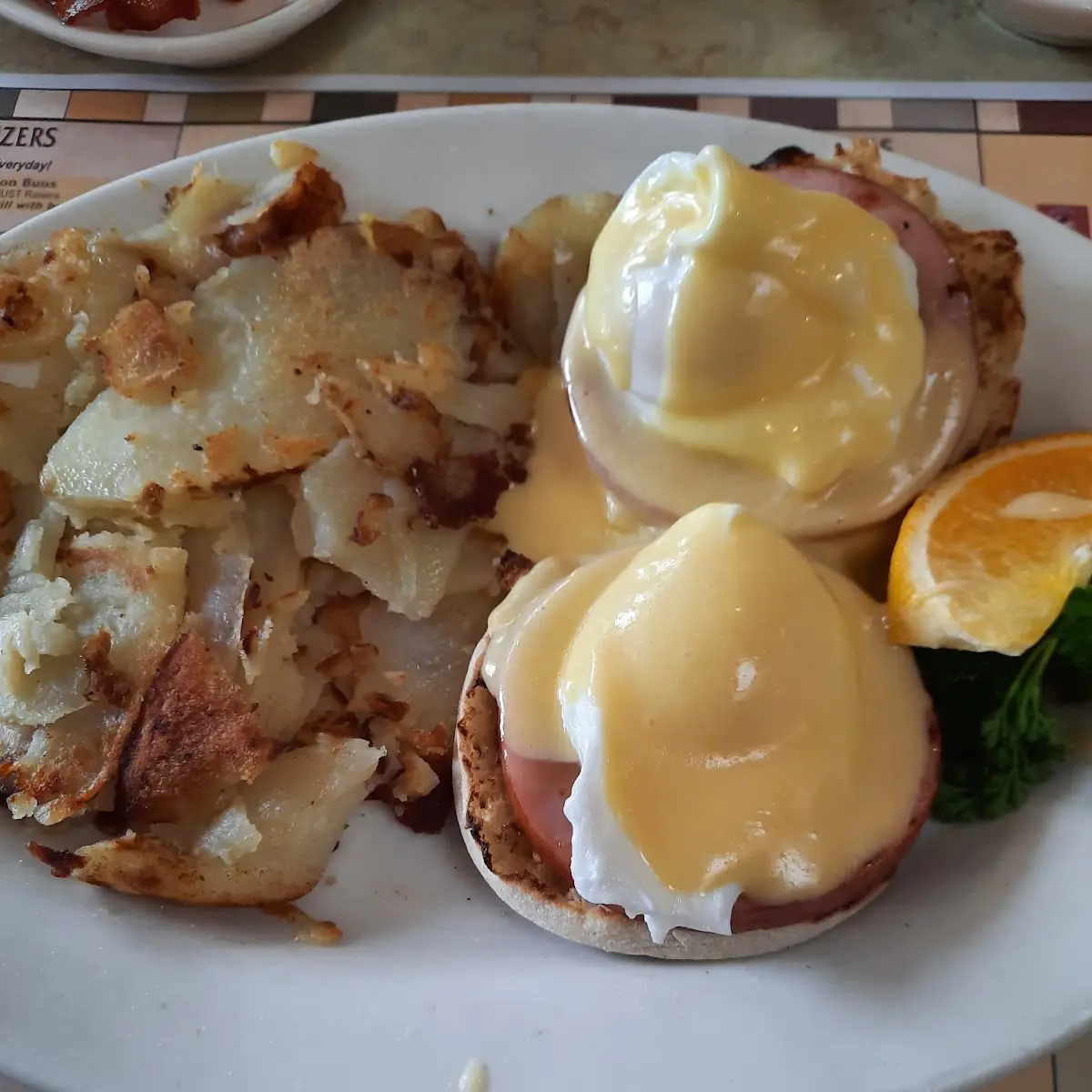 Chicken and Waffles Benedict