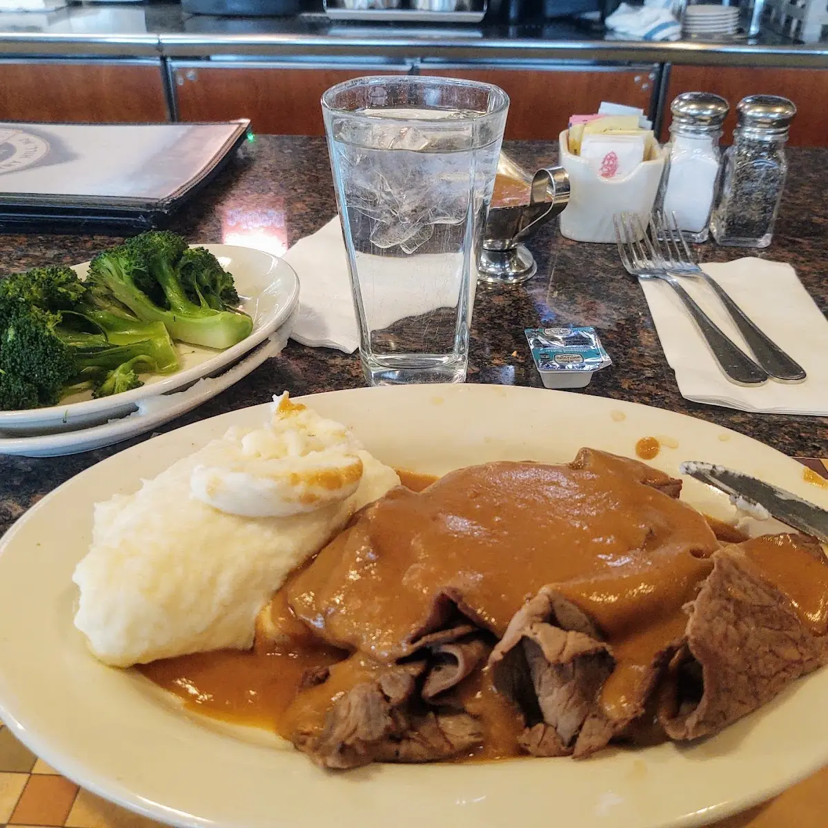Open Faced Roast Beef