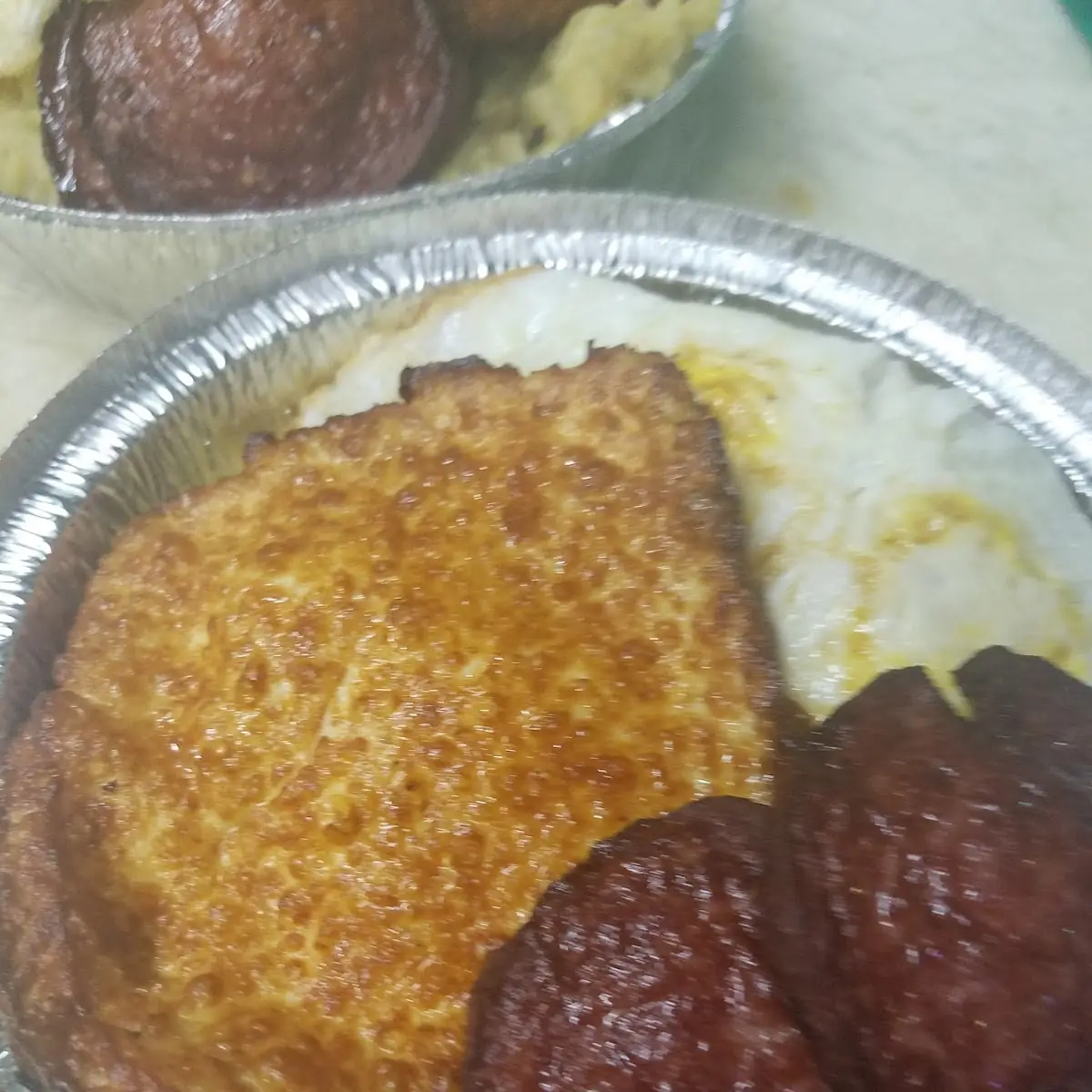 Salami Cheese and Eggs