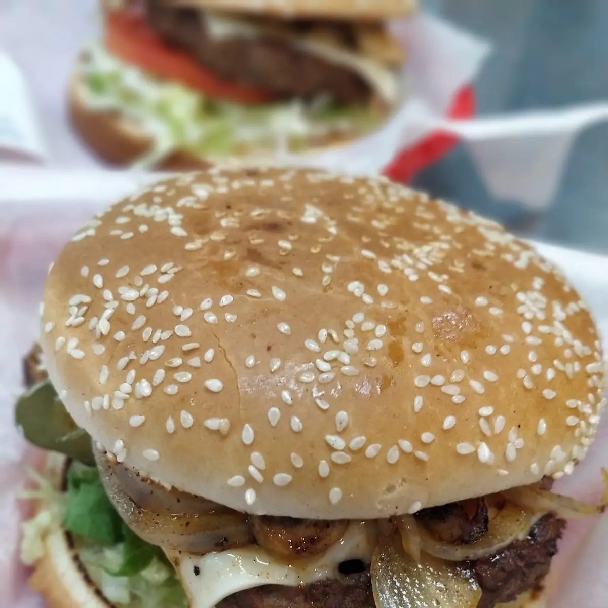 Mushroom Swiss Burger