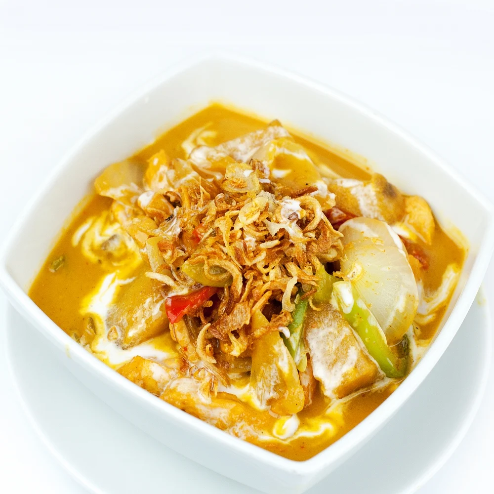 Curry Chicken & Prawn Noodle Soup