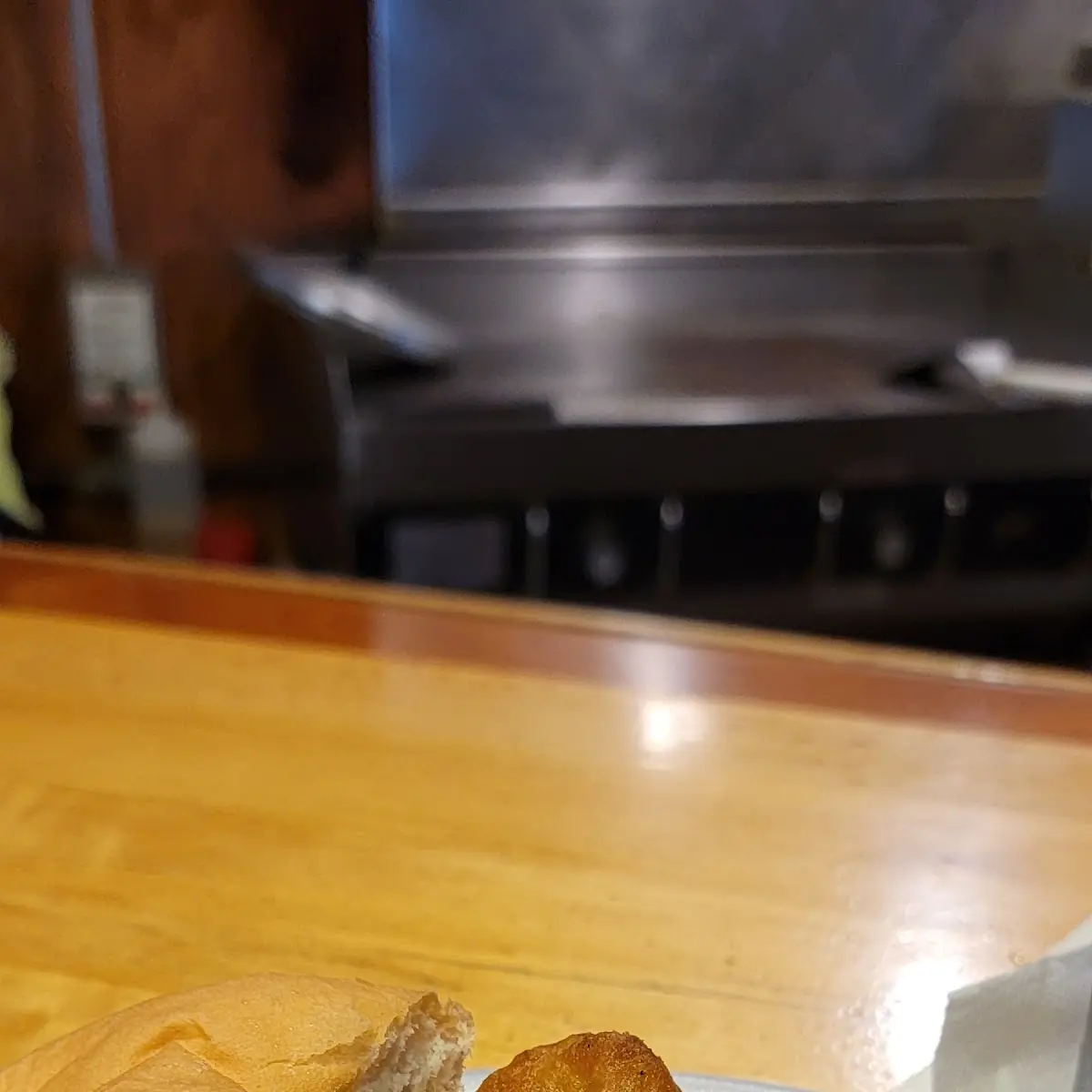 Bacon Burger with Fried Cauliflower