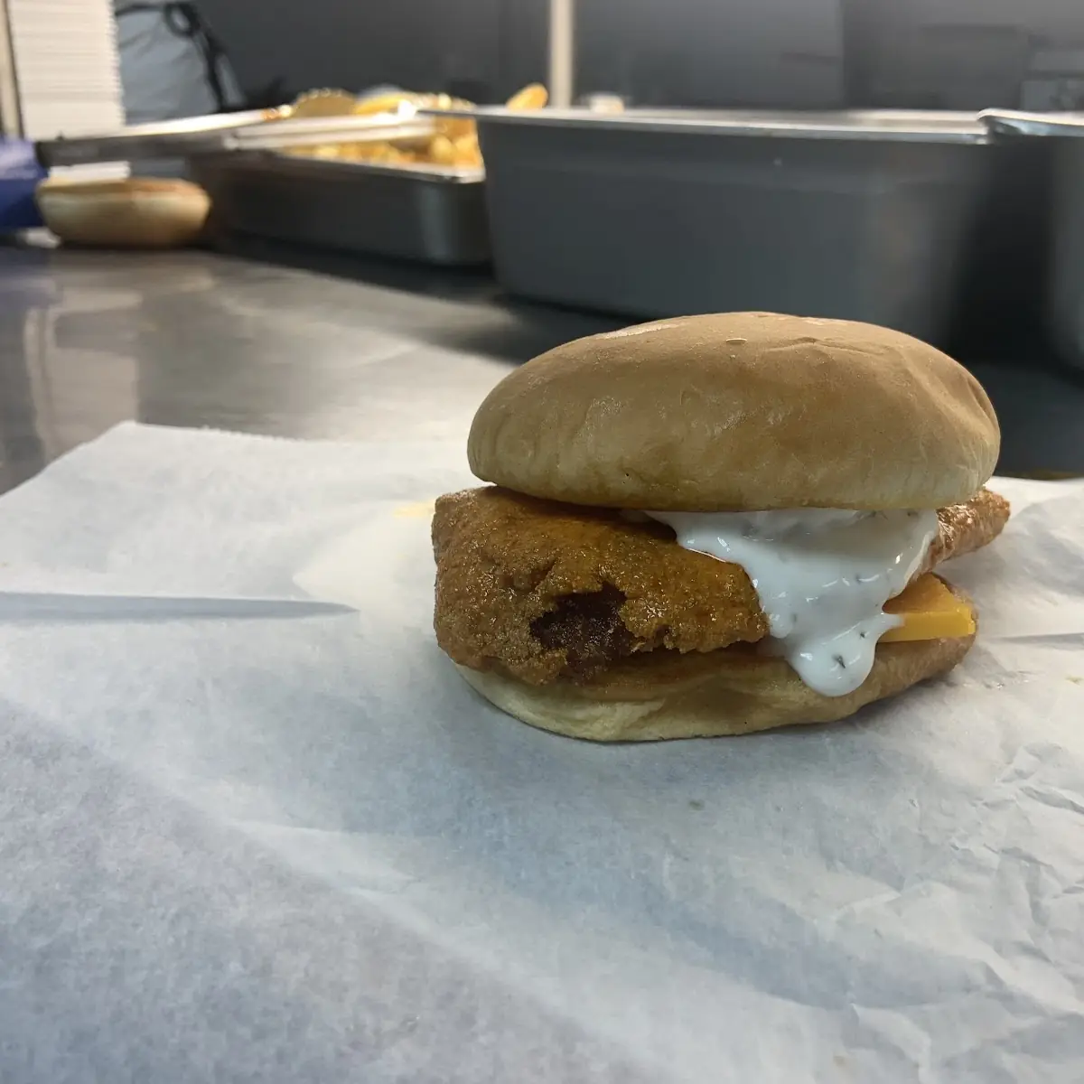 Buffalo Fish Sandwich Jamie Special