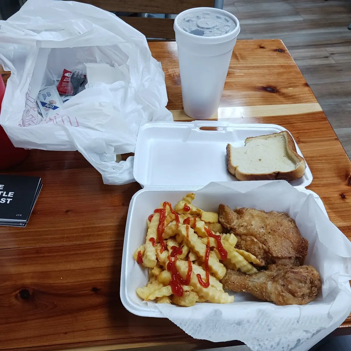Two Piece Dark Meat Chicken Combo