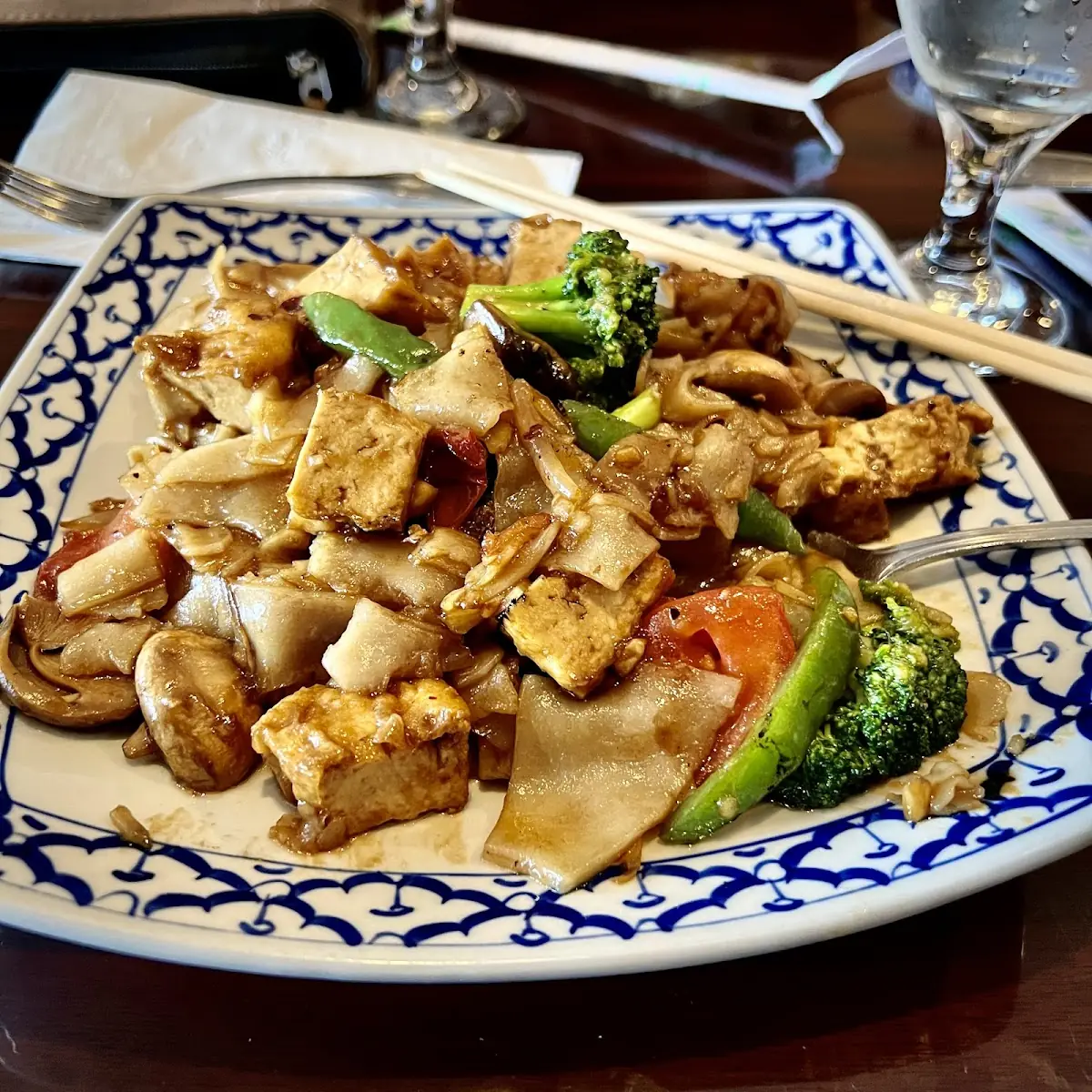 Pad Kee Maw with Chicken