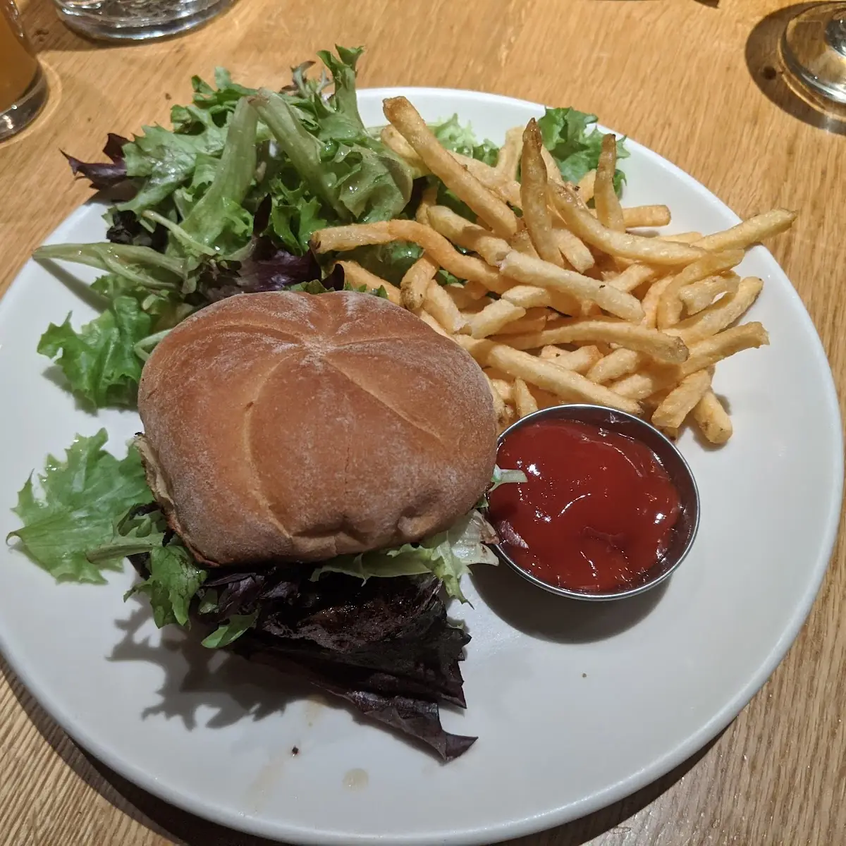Burger and Fries