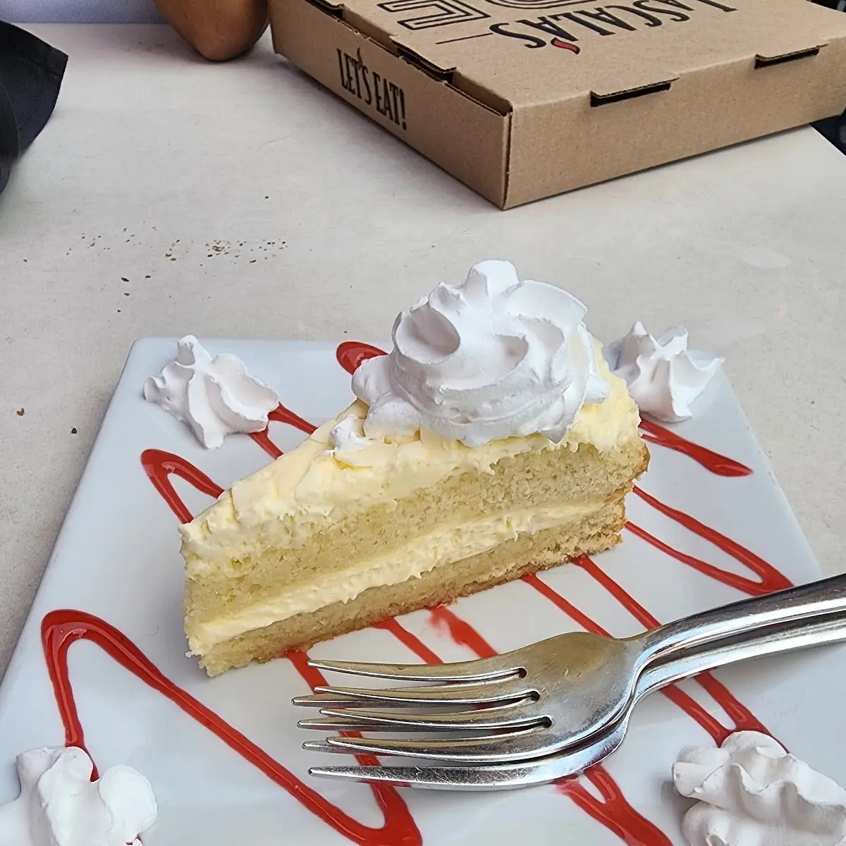 Lemoncello Cake Slice