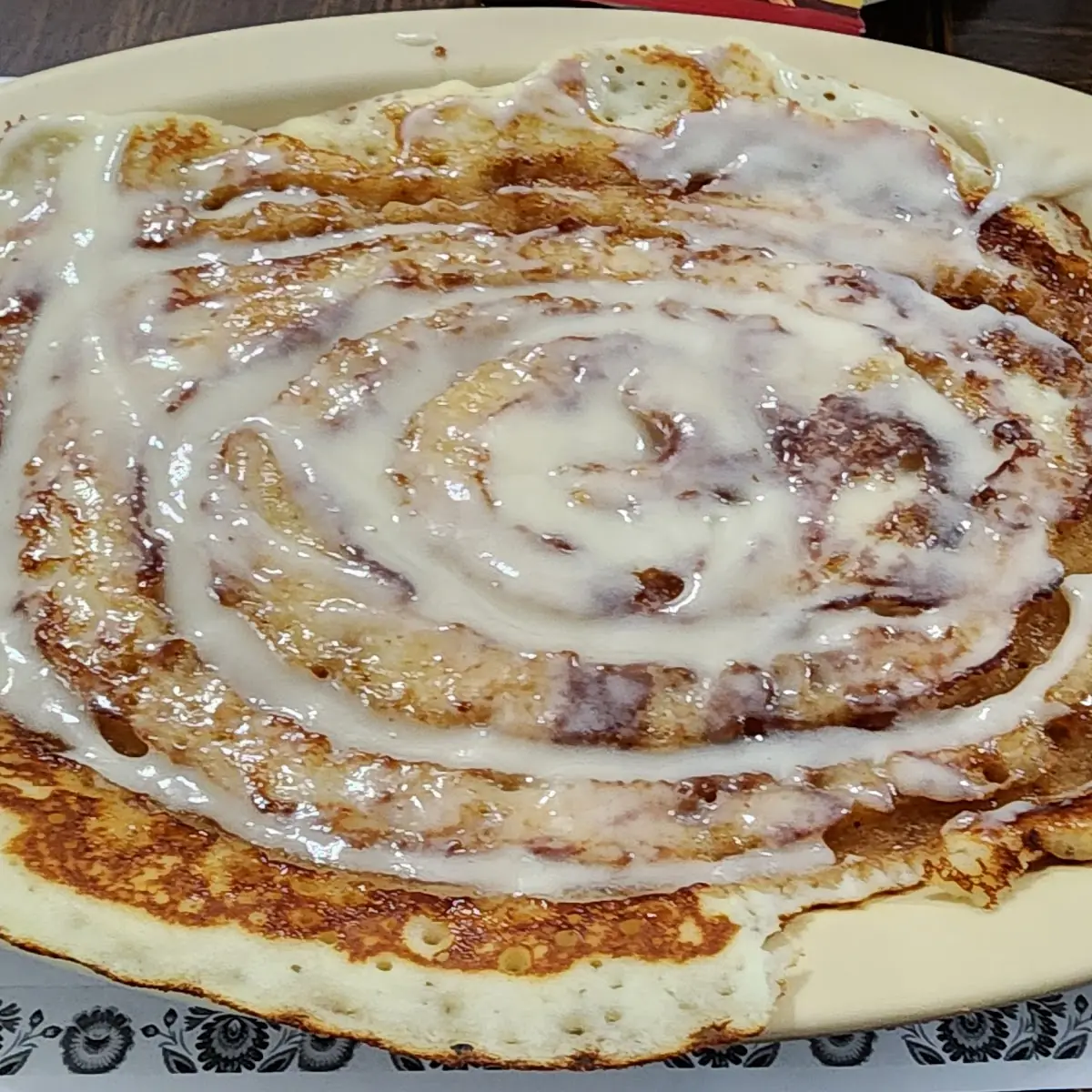 Cinnamon Roll Pancakes Gluten Free