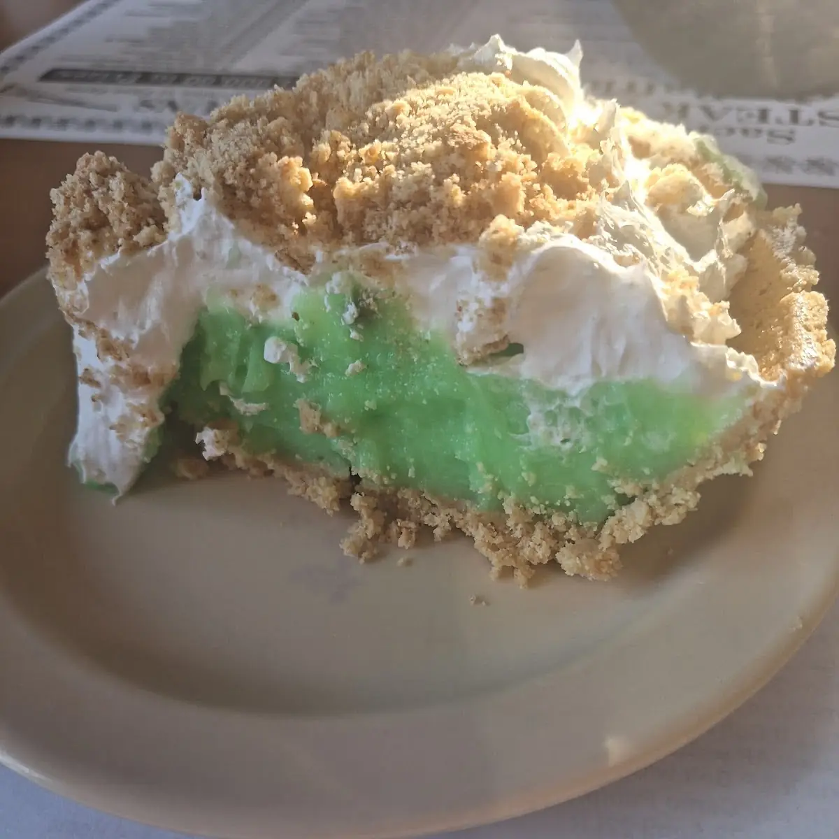 Pistachio Cream Pie