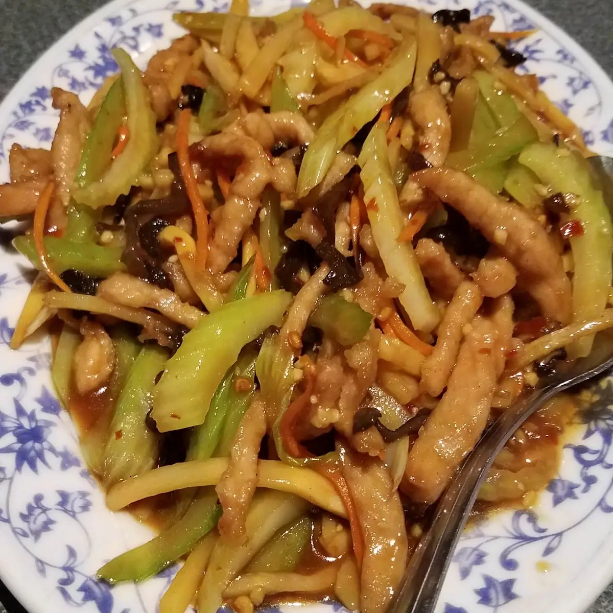 Twice Cooked Pork with Garlic Sauce