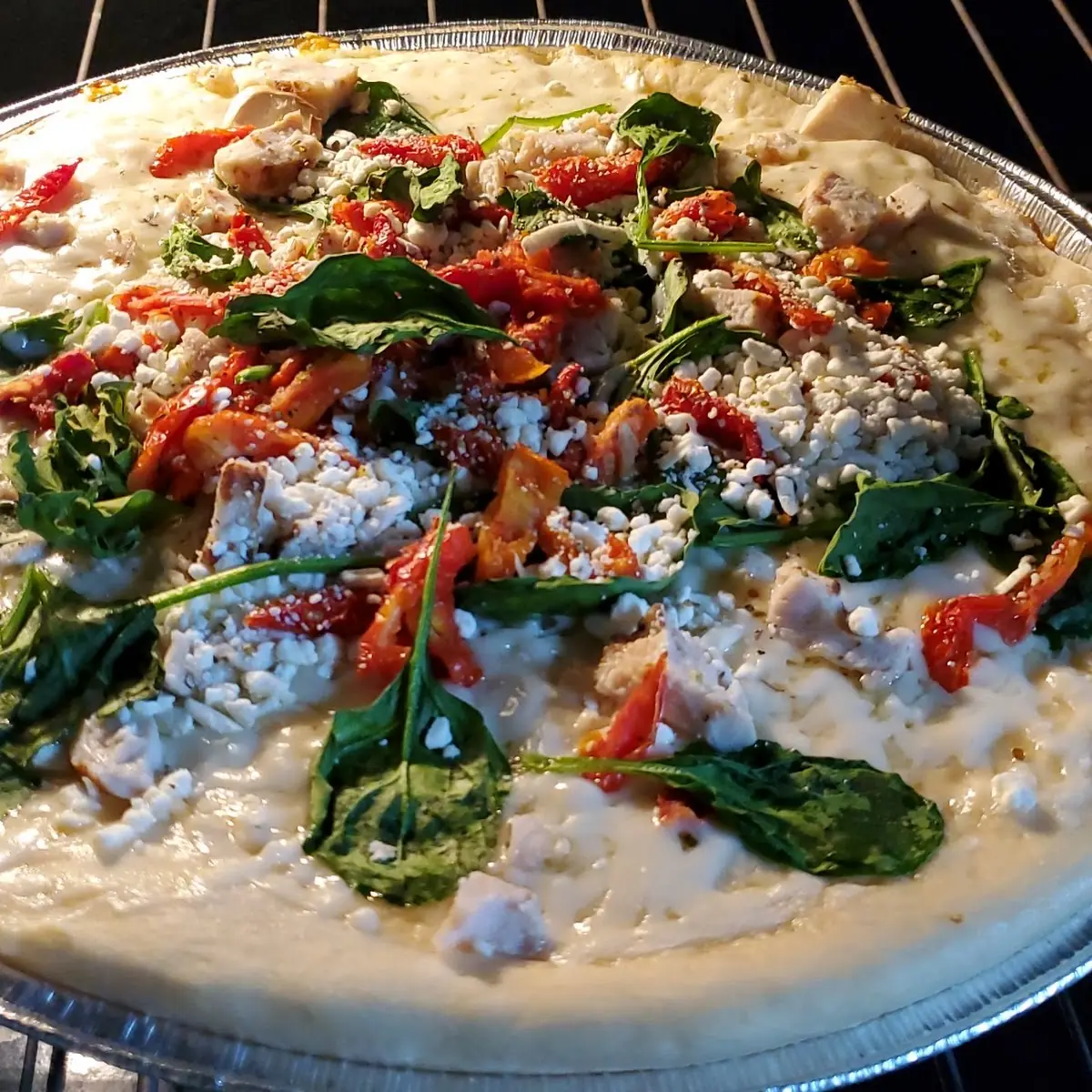 Mediterranean Chicken Pizza