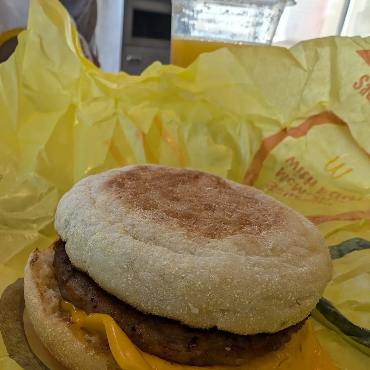 Sausage Mcmuffin with Egg