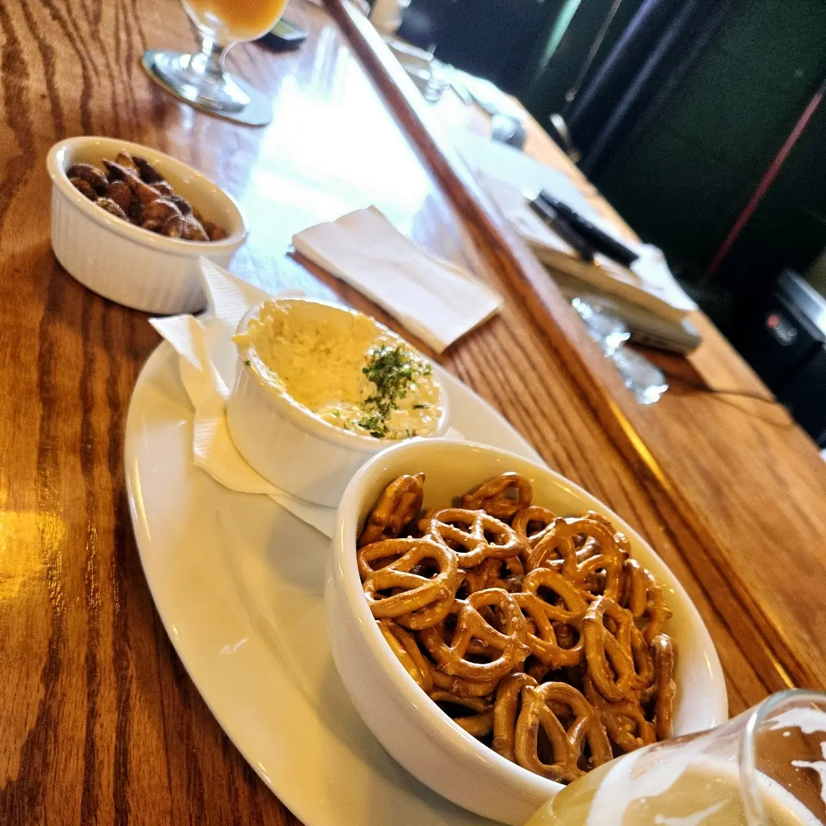 Pretzels with Beer Cheese