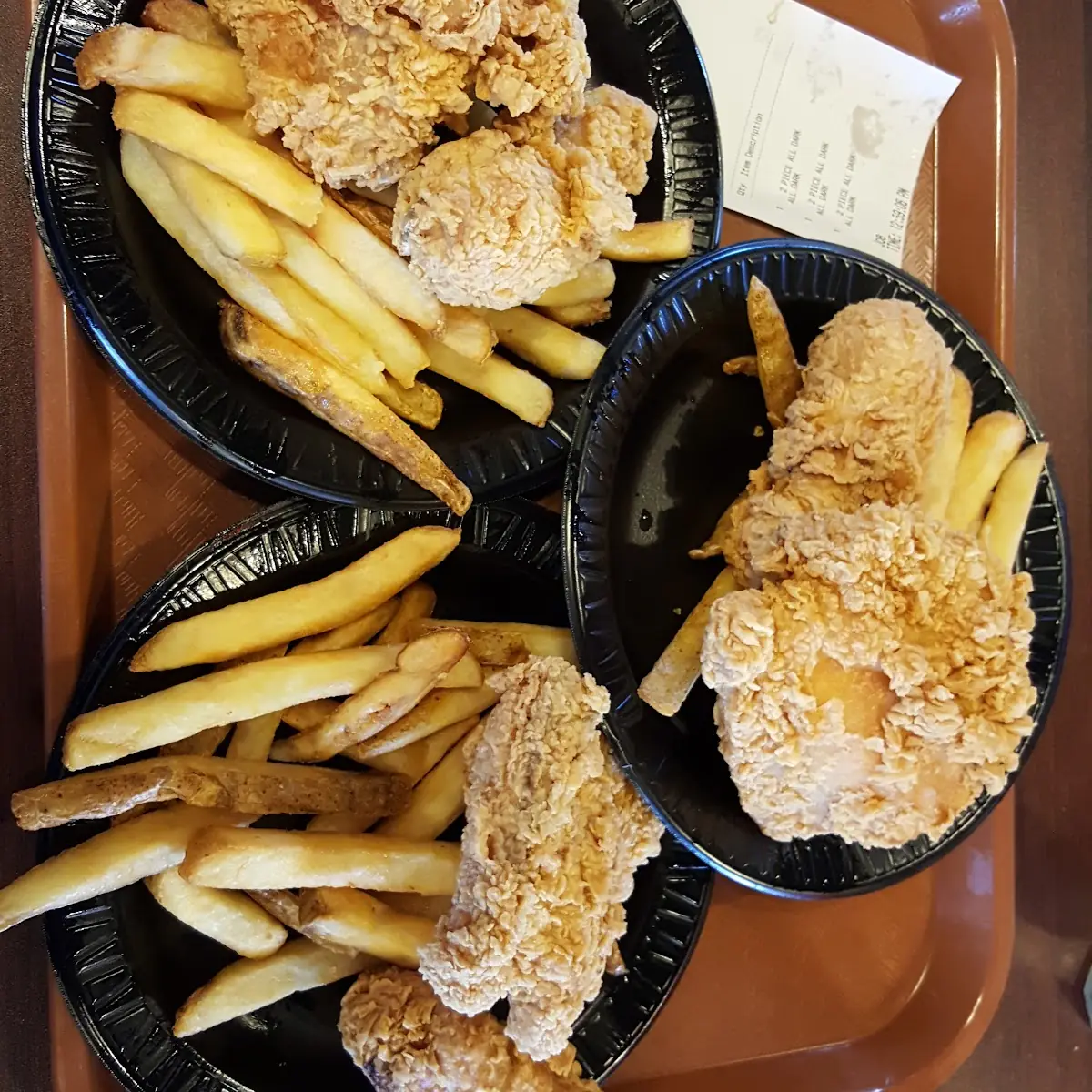 Bill Miller 3pc Chicken Plate