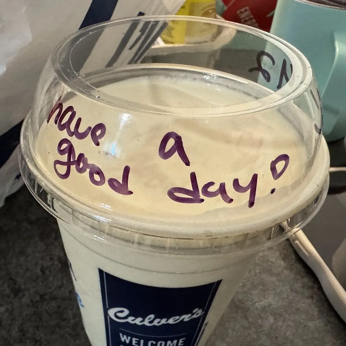 Culver’S Vanilla Shake mmm