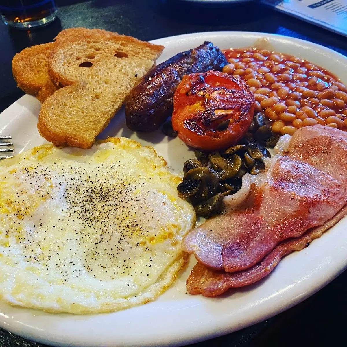 Full English Breakfast with Black Pudding