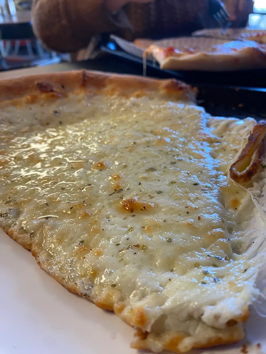 White Pizza by the Slice