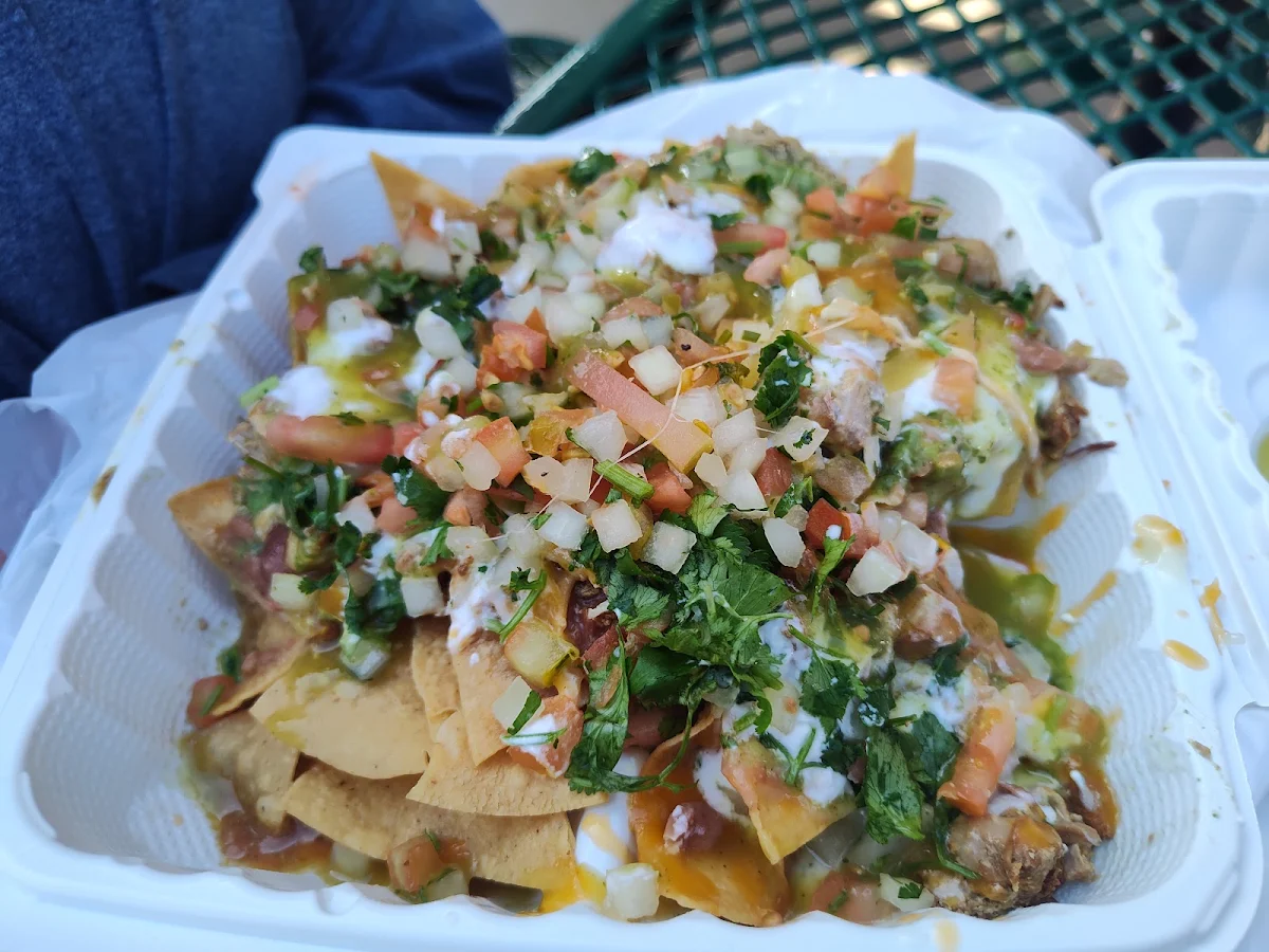 Chile Verde Nachos Supreme