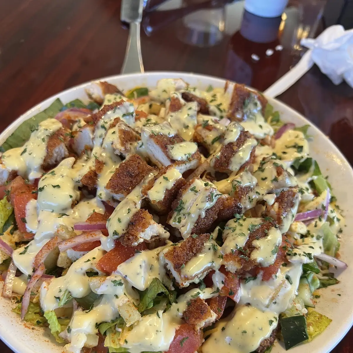 Crispy Chicken Salad