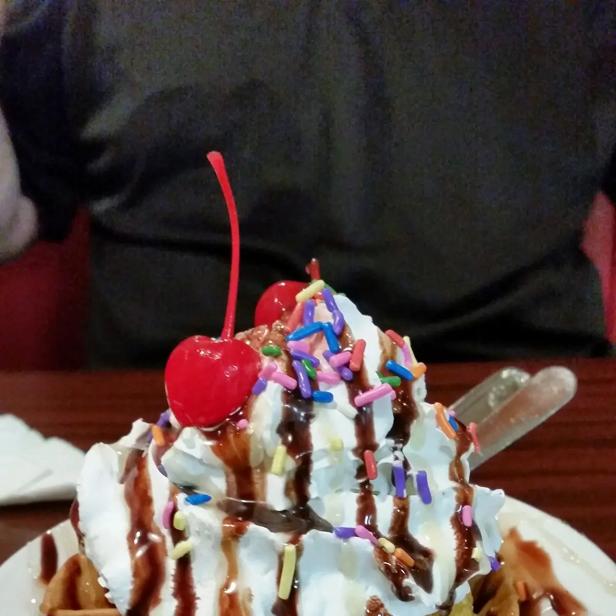 Fried Ice Cream Sundae
