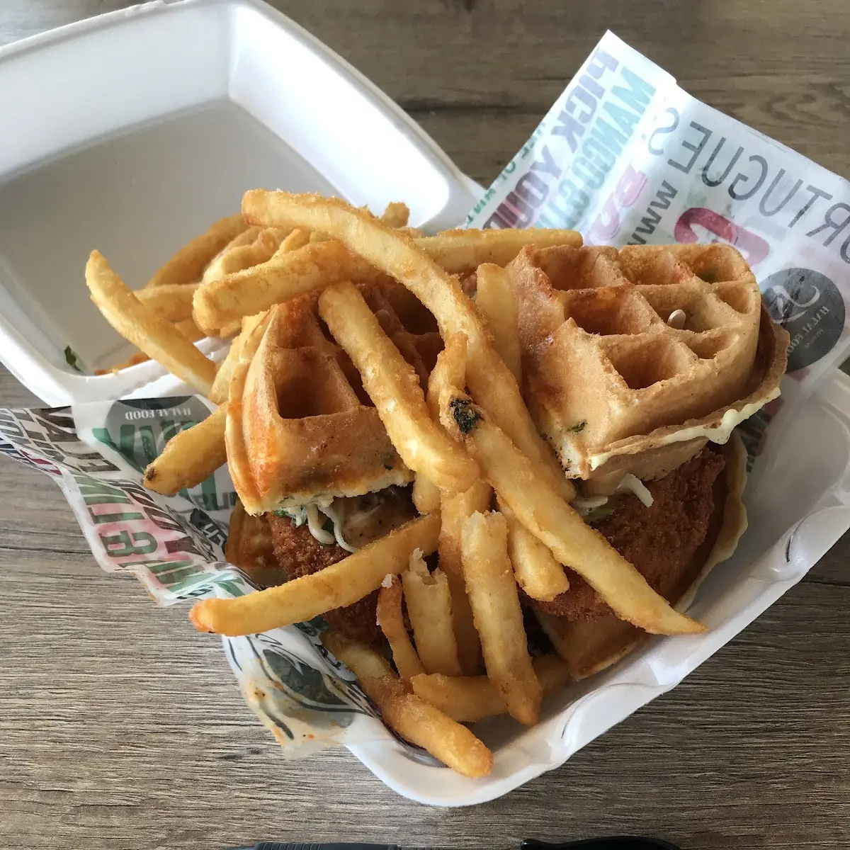 Chicken & Waffles Small Fries