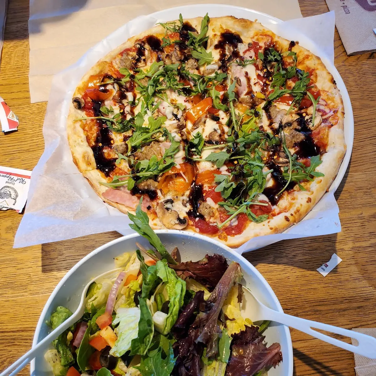 Garden Salad and Create My Own Pizza