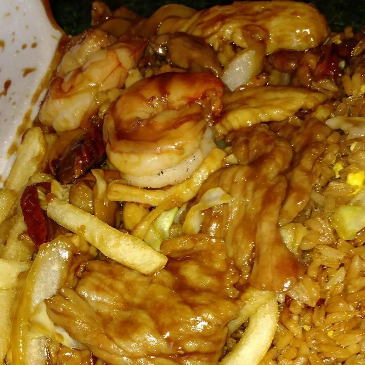 Combinación Chow Mein Mixto