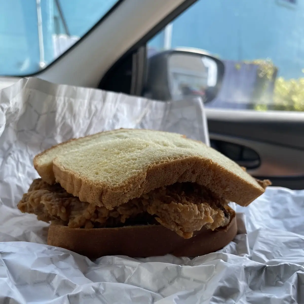 Fried Pork Chop Sandwich