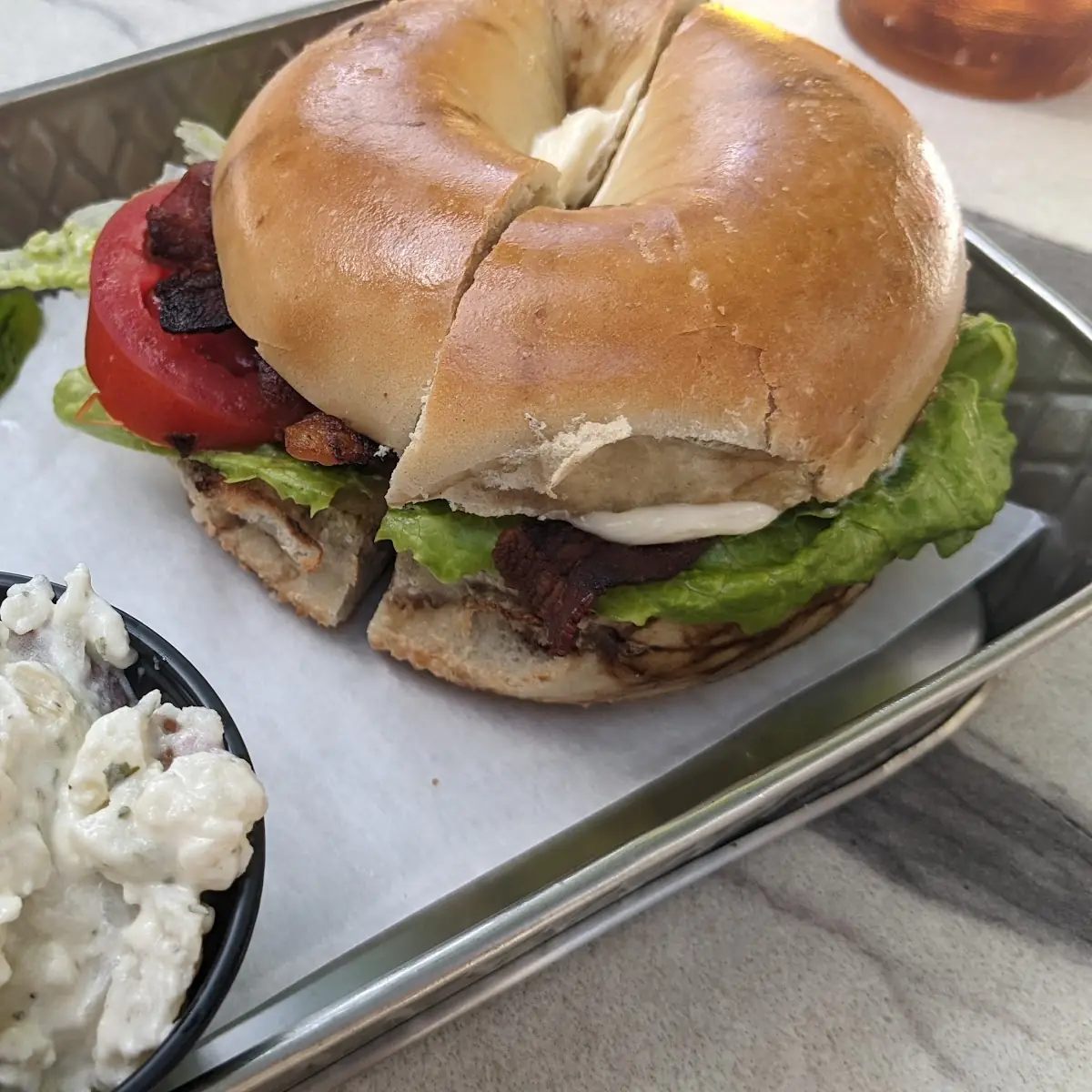 blt on a Plain Bagel