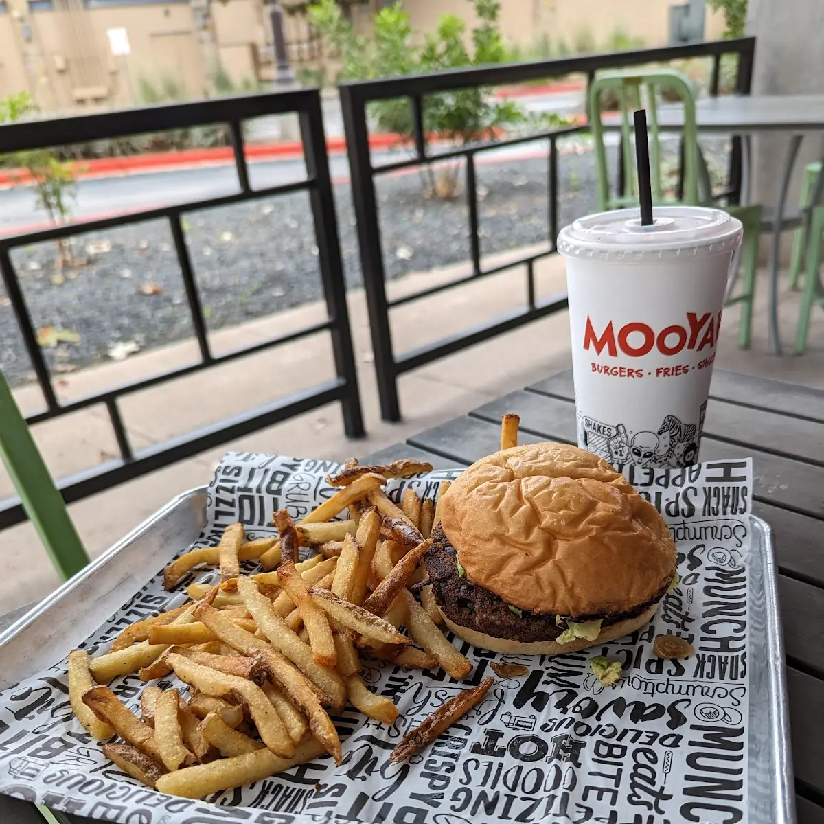 Mooyah Double Cheeseburger