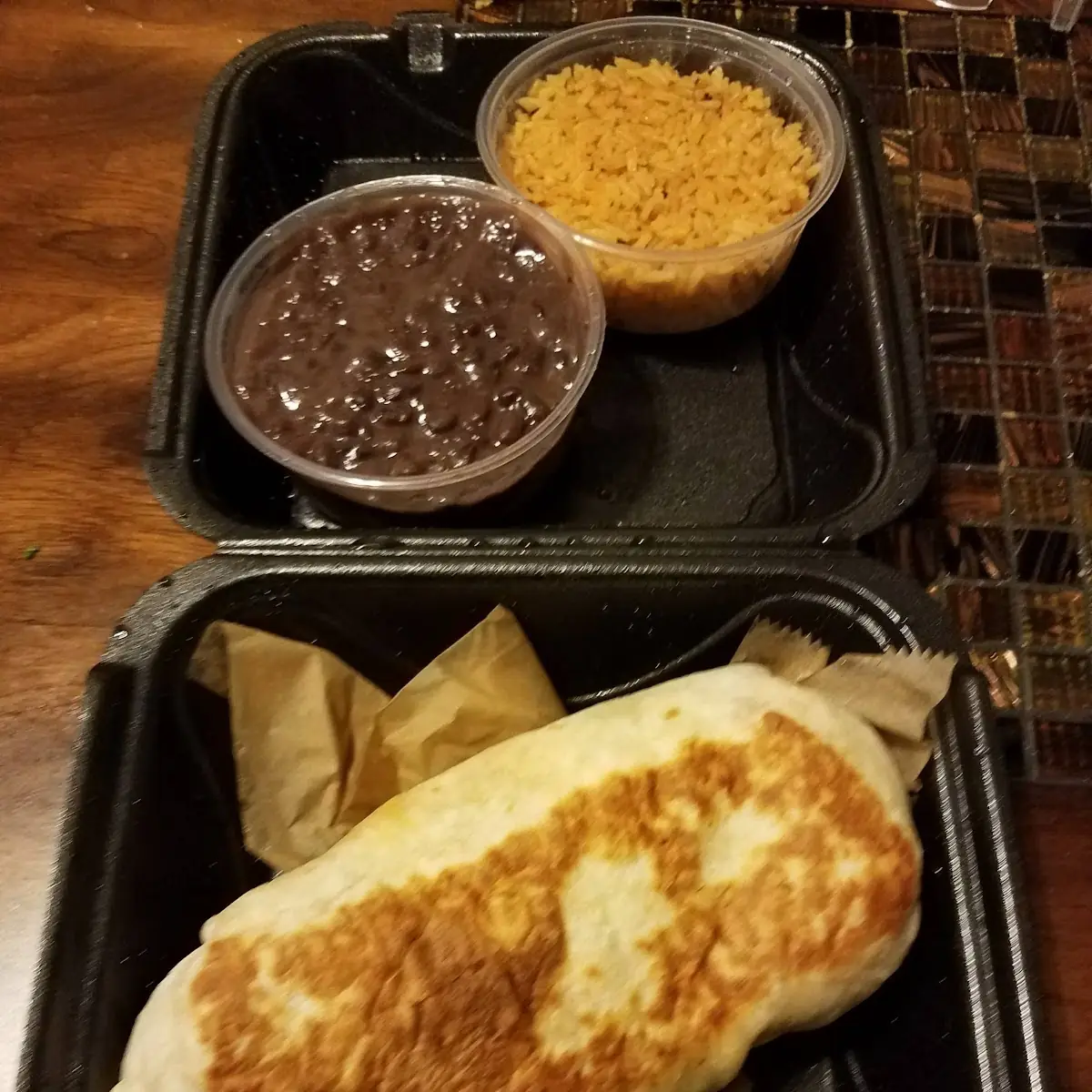 Shredded Chicken Burrito