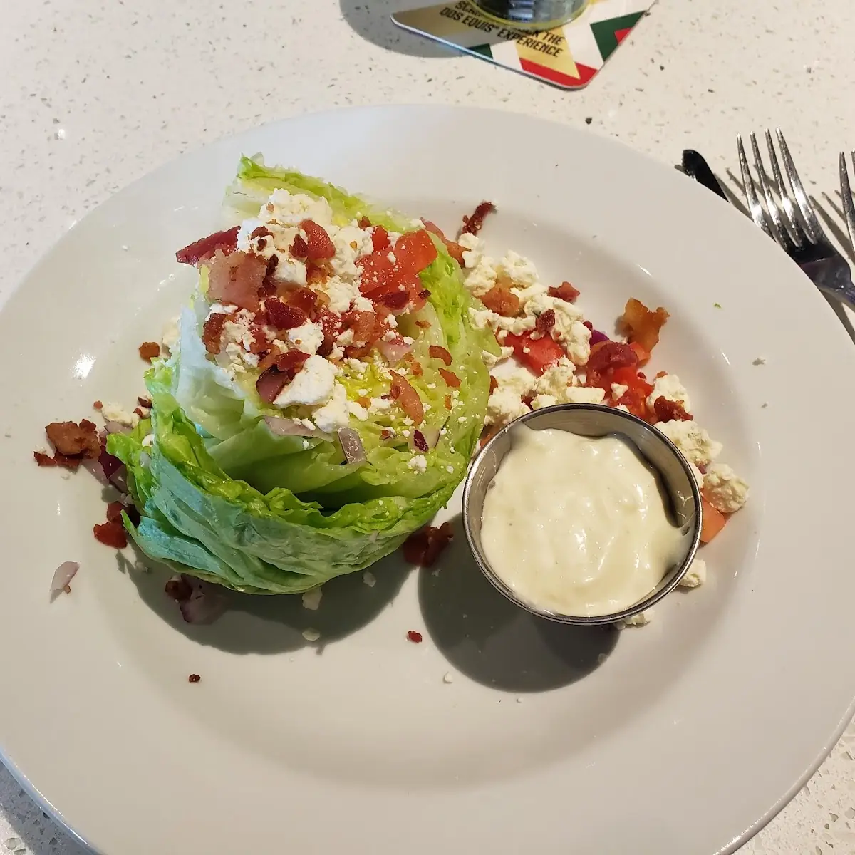 Wedge Salad with Blue Cheese