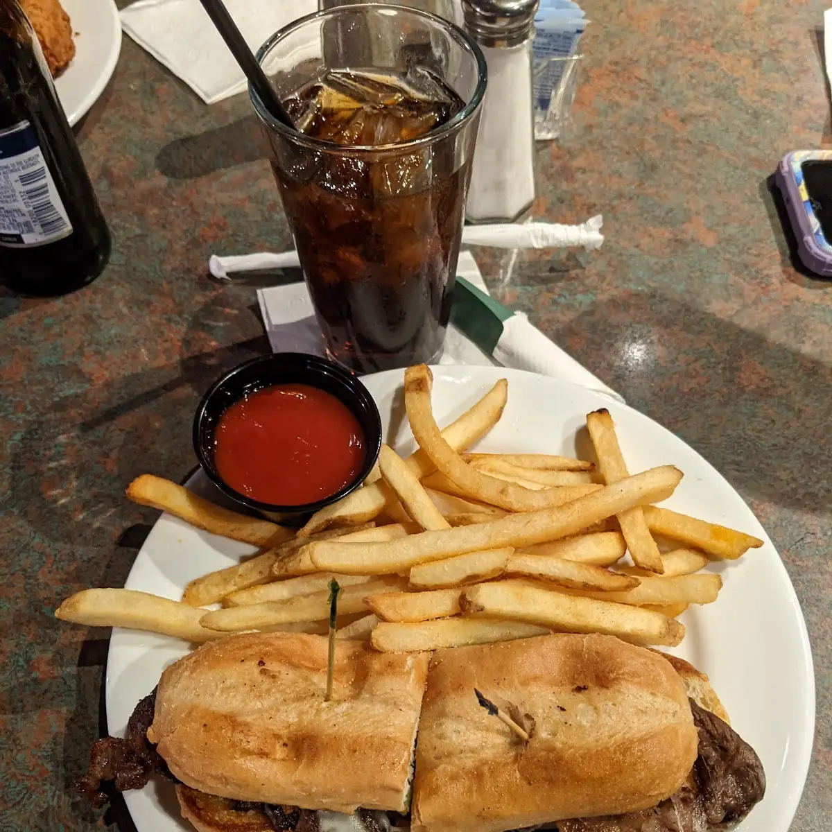 Philly Cheese Steak and Fries