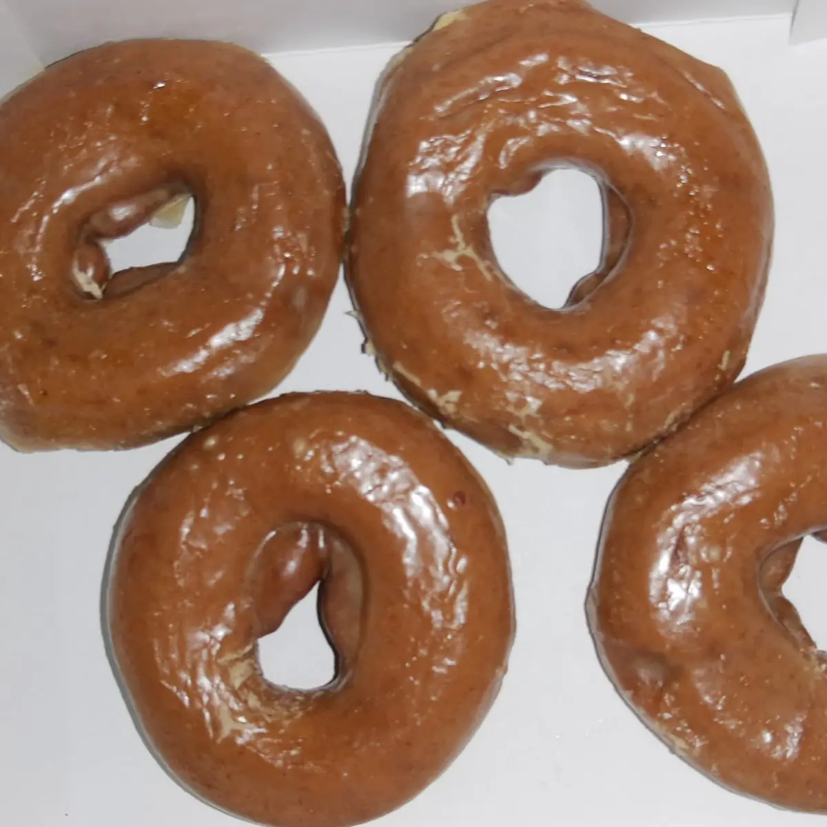 Gingerbread Glazed Donut