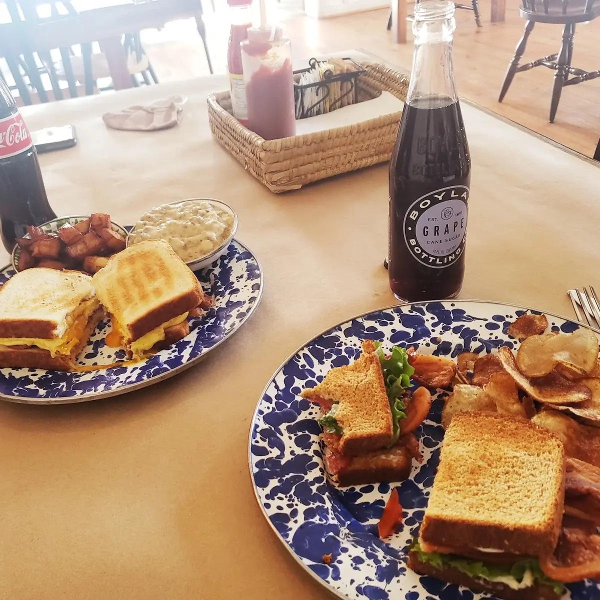 Breakfast Sandwich with Breakfast Potatoes