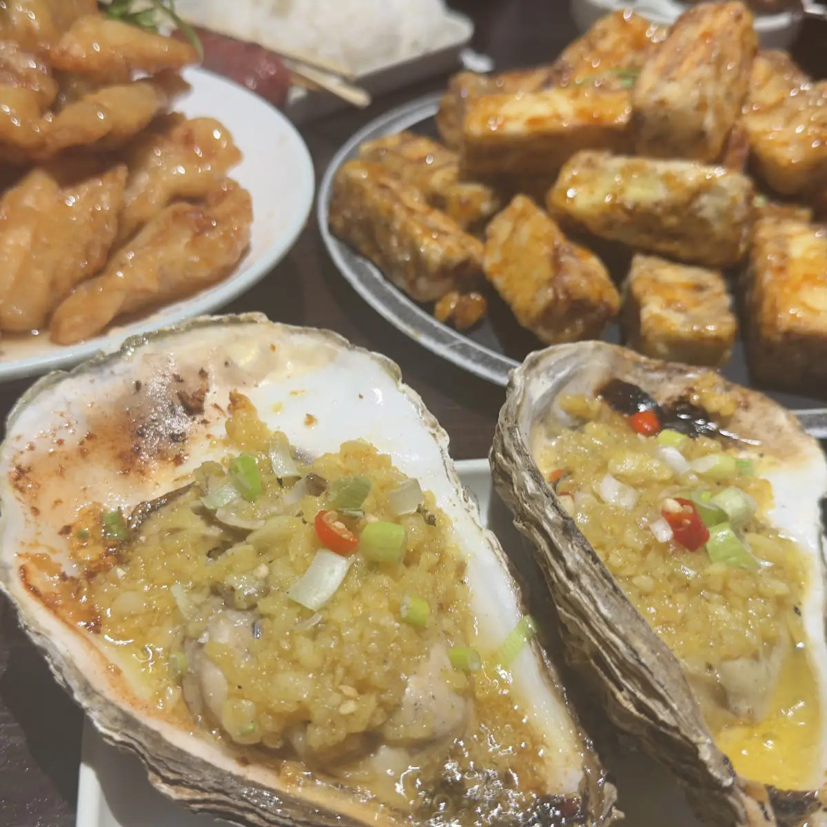 Oyster w Garlic Sauce