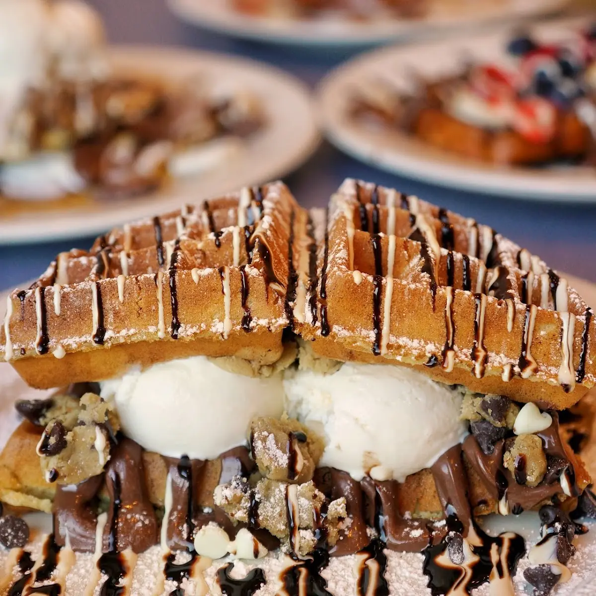 Nutella White Chocolate Waffle